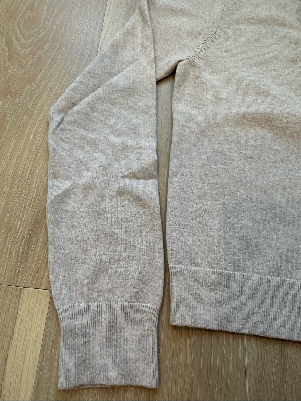 Old Navy Quiet Luxury Classic Cream Crew Neck Button Front Cotton Cardigan Small - Picture 4 of 9